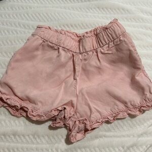 Gap kids ruffle pink shorts